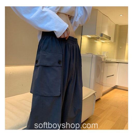 Softboy Streetwear Wide Leg Baggy Pocket Harajuku Sweatpant 19