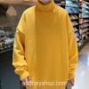 Elastic Solid Many Colors Turtleneck Knitted Soft Boy Sweater 2