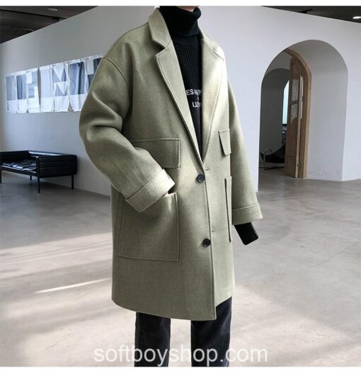 Softboy Streetwear Long Trench Coat 19