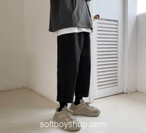 Soft Boy Japanese Functional Streetwear Baggy Casual Pants 3