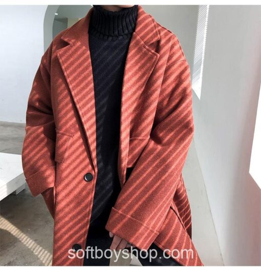Softboy Streetwear Long Trench Coat 13