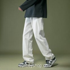 Softboy Casual Baggy Casual Straight Pant 2