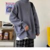 Men Many Color Turtleneck Knitted Sweater 18