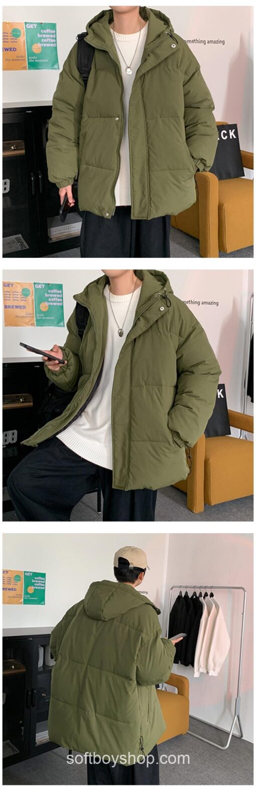 Softboy Street Functional Many Colors Winter Hooded Jacket 13