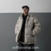 Softboy Japanese Streetwear Leather Puffer Bubble Jacket 8