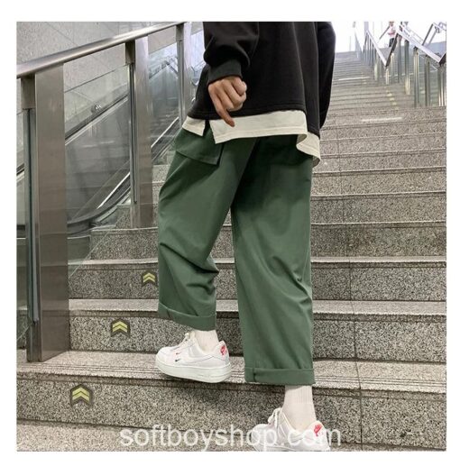 Softboy Streetwear Wide Leg Baggy Pocket Harajuku Sweatpant 15