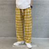 Softboy Comfortable Baggy Y2k Casual Plaid Pants