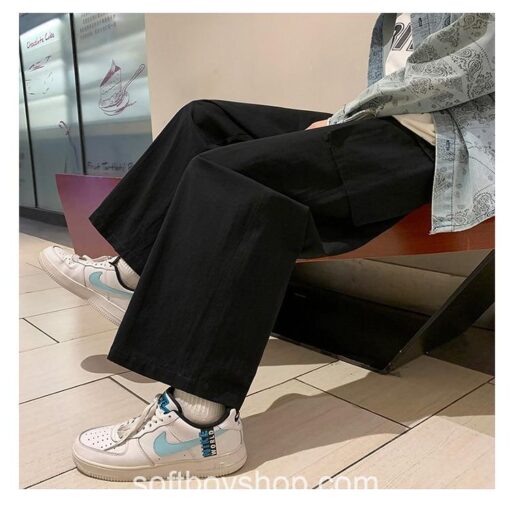 Softboy Streetwear Wide Leg Baggy Pocket Harajuku Sweatpant 10