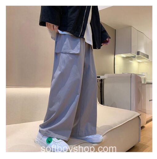 Softboy Streetwear Wide Leg Baggy Pocket Harajuku Sweatpant 20
