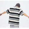 Y2k Striped Cotton T-shirts 11