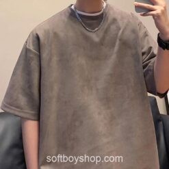 American Vintage Mens Suede T-shirts 2