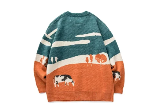 Cows Winter Soft Boy Pullover Sweater 8