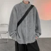 Harajuku Zip Sweater Soft Boy Coat 2