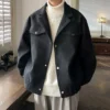 Woolen Short Coat Overcoat 3