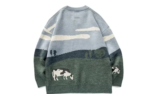 Cows Winter Soft Boy Pullover Sweater 10