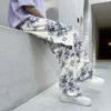 Flower Print Soft Boy Trousers Pants 4